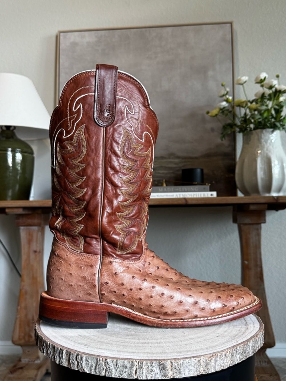 Tony Lama Full Quill Ostrich - 11D